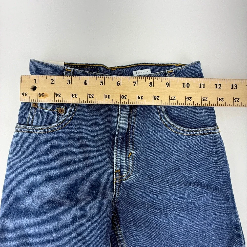Vintage 90s Levis Boys Denim Shorts Size 7 Blue NWT NOS Y2K